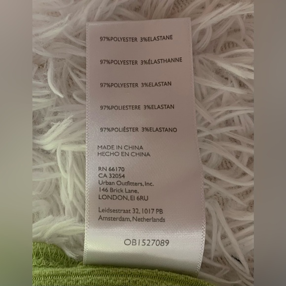 Urban Outfitters Lime Green Women's Mini Dress - Picture 6 of 8